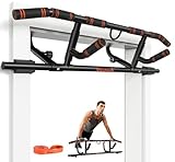 Sportneer Klimmzugstange für Türrahmen mit Klappgriff – Klimmzugstange Türrahmen mit Mehreren Griffen für den Türrahmen, Tragkraft 200 kg, Pull Up Bar für Krafttraining für Oberkörperfitness