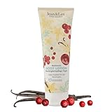 Jean & Len Body Lotion Cranberry & Vanille, leichte Textur, zieht schnell ein, für alle Hauttypen geeignet, pH-hautideale Formulierung, Hautcreme, ohne Parabene & Silikone, vegan, 250 ml