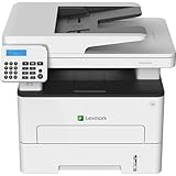 Lexmark MB2236adw Laserdrucker Schwarz Weiss Multifunktionsgerät (Drucker Scanner Kopierer, Fax, WLAN, LAN, bis zu 34 S./Min., autom. beidseitiger Druck) mobilgerätefreundlich & Cloud-Verbindung