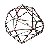 ledscom.de Käfig-Lampenschirm, bronze, E27 / E14, 160mm Ø