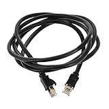 KICHOUSE Cat Netzwerkkabel Hochgeschwindigkeits Ethernet Kabel mit Doppelter Abschirmung aus Reinem Kupfer für Gaming PC Laptop Router Zuverlässige Verbindung