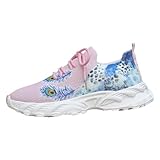 EMAlusher Damen Sneaker Weiss, Freizeitschuhe Damen Schwarz, Komfortabel Freizeitschuhe Outdoor Laufschuhe Running Sportschuhe Sportsschuhe Tennis Schuhe Sommer Walkingschuhe Straßenlaufschuhe