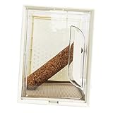 kowaku Reptilien-Terrarium, Acryl-Lebensraum, Reptilien-Futterbox, Gehäuse für Frosch-Leoparden, S