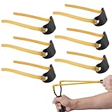 6 Stück Steinschleuder Gummi, 15cm Zwille Erwachsene Ersatzgummi, Hochelastischer Naturlatex Schleuder Gummiband, Sportschleuder Schleudergummiband, Einstellbar Katapultbänder Rubber für Schießspiele