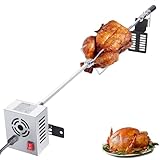VEVOR Spanferkelgrill Lammgrill 100,6 cm, 12 kg Edelstahl Drehspieß Spießbratengrill 9 W, Lammgrill BBQ Grill Grillwagen Barbecue, Großer Spießgrill Geeignet für Putenfleisch, Schinken usw.