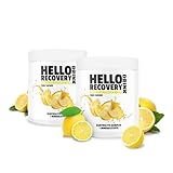 HelloRecovery - Elektrolyte Pulver - Elektrolyte ohne Zucker - isotonisches Getränke Pulver Zitrone - Pre oder Post Workout/Kater Recovery Drink