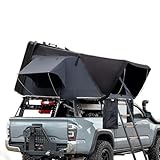 Dachzelt Auto, Auto Dachzelt, Roof Tent, Autozelt, Hartschalen Dachzelt, Outdoor-Campingzelt, Dachzelt Zubehör, Geeignet für Geländewagen, Camper, Camping, Zelt 4 Personen mit Teleskopleiter