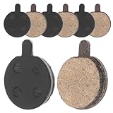 CONGARTENO 8 Stück Teiliges Mountainbike Scheibenbremsbeläge Geräuscharm Hydraulisch Kompatibel Schnelle Bremsreaktion für Fahrrad und Elektroroller Einfache Montage Langlebige Harzbeläge