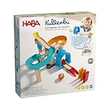 HABA Kullerbü Kugelbahn Step-by-Step – Cleveres Klicksystem für stabilen Spielspaß – Murmelbahn ab 12 Monaten – Kombinierbar mit Allen Kullerbü-Bahnen – 2012252001
