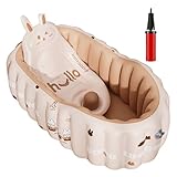 Aufblasbare Babybadewanne | Tragbares Bad für Kinder und Baby, aufblasbar, Pool, faltbar, Zubehör für Dusche, Reisen, Haus, Strand, Camping, Urlaub, Party