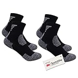 Salzmann 3M Reflektierende Funktionssocken | Atmungsaktive Sportsocken | Hergestellt mit 3M Scotchlite (2 Paar)