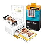 KODAK Dock Plus 4Pass-Fotodrucker (10 x 15 cm) + Paket mit 90 Blatt Fotopapier