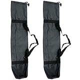 KASESSS 2 Stück Yogatasche Groß, Yogamatte Tasche Schwarz, Yoga Bolster Beutel mit Kordelzug, Stativtasche 210D Oxford Gewebe, Funktionale Aufbewahrungstasche für Zeltstangen, Lichtständer, 23x130cm