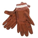 KICHOUSE 1 Paar kältebeständige Handschuhe Laufhandschuhe Herren Herrenhandschuhe mit Touchscreen-Fingern handwärmer Handschuhe Winterhandschuhe Herren Laufhandschuhe Fahrrad Frau Wildleder