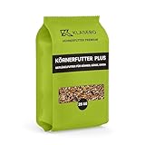 KLASEBO Körnerfutter Plus, Geflügelfutter Premium 25 kg für Hühner, Gänse, Enten, gentechnikfrei Ergänzungsfutter für Legehennen