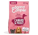 Edgard & Cooper Trockenfutter für Hunde, Welpen, Junior, ohne Getreide, natürliche Nahrung, 2,5 kg, Ente & Huhn, frisch, gesunde Ernährung, schmackhaft und ausgewogen, hochwertige Proteine