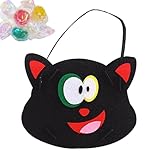 Handgefertigte Halloween-Süßigkeitseimer, Halloween-Goodie-Körbe,Schreckliche handgefertigte Cartoon-Goodie-Bag | Halloween-Partyzubehör, interaktive Kinderspielzeugaktivitäten für Eltern-Kind-Partys