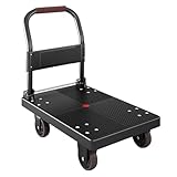 Faltwagen Schwerlastwagen mit 4 Rädern, 300 kg Tragkraft, langlebig & stabil, ideal für Schulen, Fabriken und Heimgebrauch