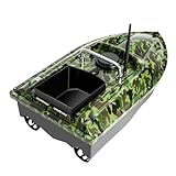 TouSuaRSi 5200mAh Futterboot Fischköderboot Boot Fischfinder mit Sonarsensor Laden Intelligente Rückkehr Doppelmotor Karpfenangeln Angler Geschenke für Männe