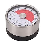 Mechanischer Rotations-Timer, Retro-Wecker, Visueller Timer mit Klarer Skala für Fitness, Hausaufgaben, Küche, Studium, Arbeit, Haarfärben, Visueller Timer aus ABS-Material,