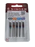 Singer N2020B10AS823R Universalnadel 2020 Mix 10er Nadel, Metall, Silber, 7 x 0,03 x 4 cm