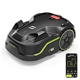 SUNTEK I600+ Mähroboter, Rasenmäher Roboter mit Smart Routenplanung für Rasenflächen bis 600 m², Ultraschall Hindernisvermeidung & Mehrzonen-Management, Mit stabilem Begrenzungskabel, Steigung 35%
