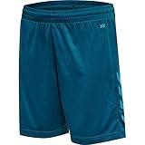 hummel hmlCORE XK Poly Shorts Kids, Blue Coral, 140