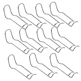 CORHAD Metall Garten Drahtclip 11mm – 11 Stück Pflanzenbefestigungsset für Tomaten Klettergemüse Stabile Wiederverwendbare Rohrverbinder für Gewächshaus Garten