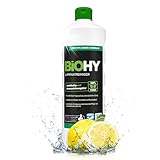 BiOHY Laminatreiniger (1l Flasche) | 2 in 1 Laminatpflege & Reinigungsmittel | reinigt gründlich, schonend & reduziert Wiederverschmutzung | für eine streifenfreie Reinigung | tierfreundlich