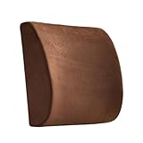 Orthopädisches Lendenkissen für den Rücken - Ergonomisches Stützkissen mit Komfortpolsterung | Autositz, Bürostuhl, Flugzeug, Reise und Zuhause - Kissen gegen Schmerzen und Verspannungen