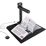 IRIScan Desk Pro. Buchscanner LED, OCR Dokumentenscanner 21MP Kamera Visualizer -v6PRO: PDF-Editor, tragbarer Scanner, Buchscanner, AI-Flachlegung-Auto-Scan-Finger-Verstecken, a3 Scanner WinMac