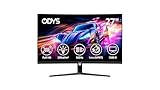 ODYS XP27-F-180-27 Zoll (69 cm) Curved Office & Gaming Monitor (Full-HD, 1.920x1.080 Pixel, 180 Hz, 1ms Reaktionszeit (MPRT), FreeSync, HDMI, Display Port, Kopfhöreranschluss)