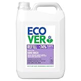 Ecover Handseife Nachfüllung, Lavendel & Aloe Vera, Flüssigseife für empfindliche Haut, 5L