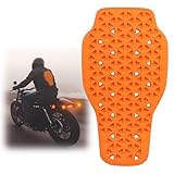 Rückenprotektor Motorrad, Protektoren Motorrad Abnehmbare, 42 x 23cm Motorrad Rückenprotektor, Motorrad Protektoren Flexibel und Atmungsaktiv für Motorrad Ski Snowboard, Unisex Erwachsene