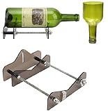 Glasschneider für Flaschen, Glasflaschenschneider, Weinflaschenschneider Bierglas DIY Schneiden Basteln Zubehör Set Maschinenwerkzeug für runde Flaschenschneider