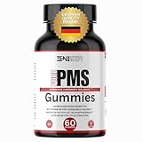 ZENIBITES PMS Gummies Gummibärchen Bären Pflanzlicher Hormone Harmony Balance Zyklus-Support mit Vitamin B6 für hormonelle Balance, B2 gegen Müdigkeit, Niacin für Psyche & Folsäure für Blutbildung
