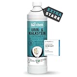 bio-chem Urinsteinentferner EXTRA STARK - 1000 ML - Extrem kraftvoller & hochkonzentrierter Profi WC-Reiniger - Entfernt mühelos hartnäckigste Ablagerungen und Gerüche - Made in Germany