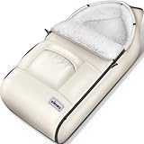 KIDUKU Winterfußsack für Kinderwagen Buggy - Babyfußsack waschbar | Fußsack Babyschale mit Reißverschluss & Tasche
