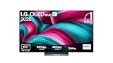 LG OLED65C5ELB TV 65 Zoll (165 cm) 4K OLED evo AI TV (α9 Gen8 4K AI Prozessor, webOS 25, 120Hz (VRR bis zu 144Hz)) [Modelljahr 2025]