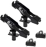 Rutenhalter für Boot Kajak - 2 x Angelrutenhalter Stabil 360 Grad Drehbar und einfach stellbar