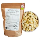 süssundclever.de® Bio Macadamiabruch | Macadamiakerne | 1,0 kg | Macadamia | Style 6 | plastikfrei und ökologisch-nachhaltig abgepackt