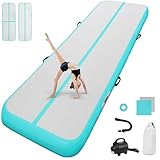 airtrack matte mit elektrischer Luftpumpe 10cm hoch 3 M Tumbling Matten Aufblasbare turnmatte Matte gymnastikmatte Yogamatte Camping Trainingsmatte Turnen Geräte