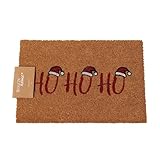 Seaside No.64 - Kokosmatte Fußmatte Fußabtreter Schmutzmatte 40x60cm rutschfest - Weihnachten Xmas Weihnachtshaus - Weihnachtsdeko Geschenkidee (Hohoho)