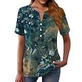 Blitzangebote des Tages Tshirt Set Damen Sweatshirt Beige Oversize Baumwolle Batik Shirt T-Shirt Mädchen Teenager Weihnachts Frauen Weißes Mit Sternen Longshirt Sport Sommer Blusen Für
