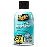 Meguiar's Lufterfrischer - Neuwagenduft - Entfernt dauerhaft unangenehme Gerüche wie Rauch, Tiergeruch etc - G16402EU Air Re-Fresher New Car- 59ml