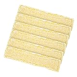 6 StüCk Ersatzmikrofaser Wischbezug Kompatibel mit KäRcher Fenstersauger Wv2 Wv5 SprüHflaschenzubehöR Ersatzteile FüR Fensterreiniger （Gelb）