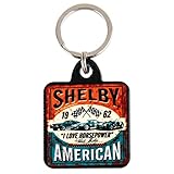 Shelby I Love Horse Power quadratischer Metall-Schlüsselanhänger – robuste Edelstahlkonstruktion – offiziell lizenziertes Shelby®-Produkt – hergestellt in den USA, Schwarz, 4 cm