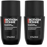 Biotherm Homme Day Control 72H Deo Roll-On, 72 Stunden Anti-Transpirant Herren Deo, wirksamer Schutz vor Schweißgeruch, für empfindliche Haut und alle Hauttypen, wirkt pflegend und beruhigend, 75 ml