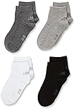 s.Oliver Socks Jungen Sneakersocken S21008, 4er Pack, Grau (grey combination 49),19/22