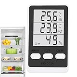 Gefriertemperatur Anzeige - Outdoor Thermometer Hygrometer für Außenbereich - Wasserdichtes Aquarium Hygrometer für Küche Gastronomie Lager